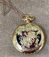 Gryffindor pocket watch with a long chain.   1864.