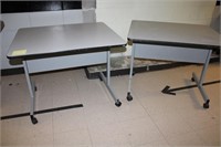 2 Small Rolling Tables