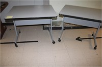 2 Small rolling Tables