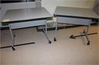 2 Small Rolling Tables