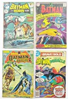 (4) DC COMIC BATMAN LOT 1966-1977