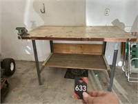 Shop Table 62"W x36"D x 36"H with...