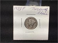 1935 P Mercury Dime