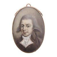 Continental School 18th century miniature