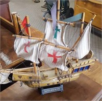 Santa Maria 1492 Wood Sailing Ship