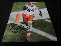 SIONE TAKITAKI SIGNED 11X14 PHOTO BROWNS JSA