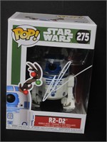 GEORGE LUCAS SIGNED R2-D2 FUNKO POP COA