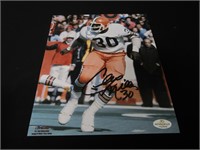 BROWNS CLEO MILLER SIGNED 8X10 PHOTO FSG COA