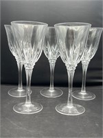 5 Cristal D'arques  CASTEL Water Goblets