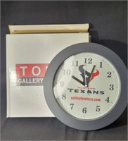 Gallery Furniture Texans Clock