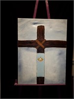 The Cross by B. Smith on Canvas 14" x 18"