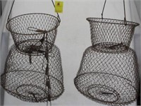 Vintage Fishing Baskets