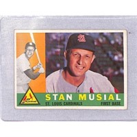 1960 Topps Stan Musial Low Grade