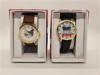 2 Cat Themed Watches In Boxes