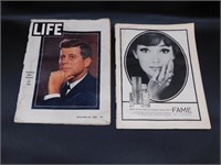 LIFE AND FAME MAGAZINES VINTAGE ADVERTISING ANTIQU