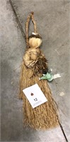 Nice old broom doll handmade