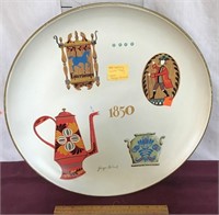 Mid Century Cocktail Tray, Signed Georges Briard