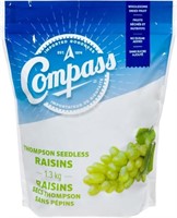 Compass Seedless Thompson Raisins, Kosher