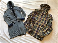 Ladies Gap Hooded Jacket & PBJ Blues Sweater Coat