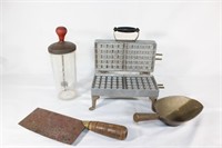 VTG Waffle Maker, Kitchen Chopper and Scoop