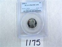 FIVE (5) 2000-S Five Cents PCGS Graded PR69 DC