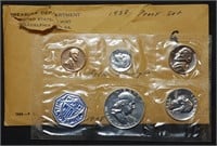 1958 US Mint Silver Proof Set in Envelope