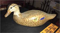 HERB DAISY JR MALLARD HEN SIGNED DECOR