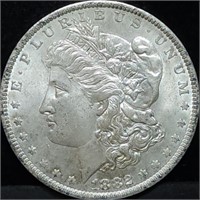 1882-O Morgan Silver Dollar BU
