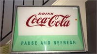 DRINK COCA COLA LIGHT UP SIGN