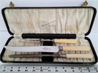 Antique Charles Barber & Co. Stainless Carving Set