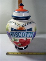 Vintage Biscotti Jar