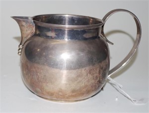 Australian art nouveau sterling silver water jug