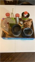 Miscellaneous kitchen item and collectibles as