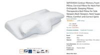 SEPOVEDA Contour Memory Foam Pillow