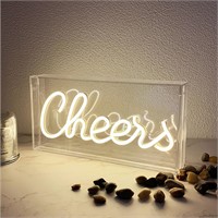 Cheers Neon Sign  USB Light  11.8x5.9x1.9