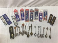 Various Collectors Souvenirs Spoons