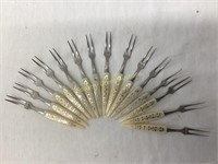 Set of 15 Appetizer Forks