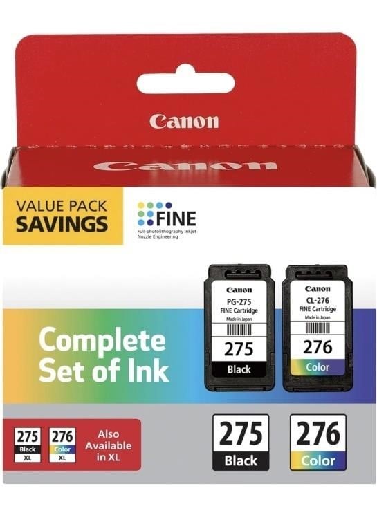 New
Canon PG-275/CL-276 Multi Pack, Compatible