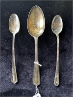 (3) Vintage Sterling Silver Serving/Teaspoons