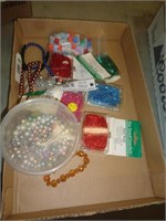 JEWELRY MAKING ITEMS MOSTLY BEADS