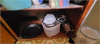 cupboard contents- pots & Pans, pie plates