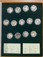 2001 Cdn Festivals of Canada 13- $.50 Coin Set