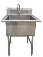 30 in. Wall Mount Commercial Utility Kitchen Sink