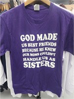 Purple unisex tshirt