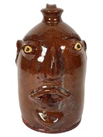 R. Anderson Face Pottery Jug