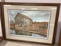Framed and Matted Signed David Armstrong Wades