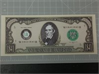 Ninth President Novelty Banknote