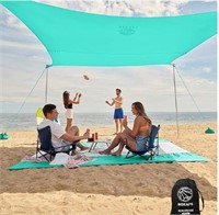 WEKAPO Beach Tent Sun Shelter - 8 x 8 FT