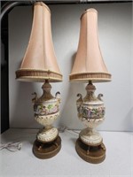 Pair of Vintage Italian style lamps