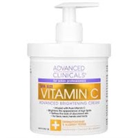 Vitamin C, Advanced Brightening Cream, 1 lb (16